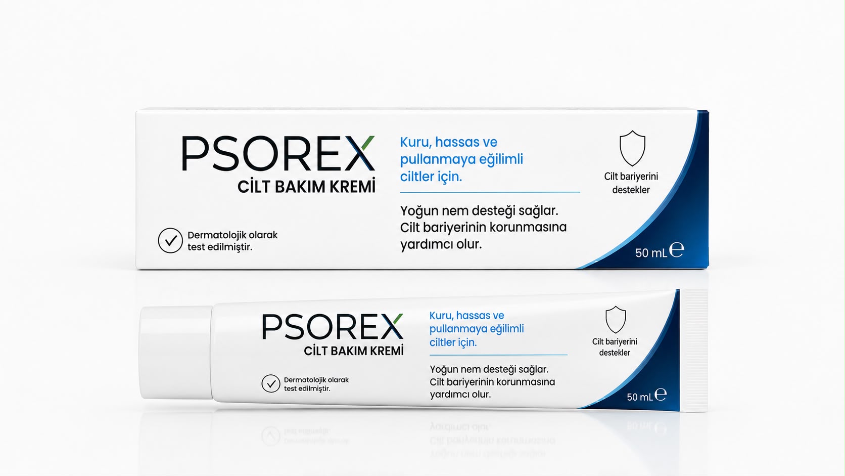 PSOREX Cilt Bakım Kremi — kutu ve tüp